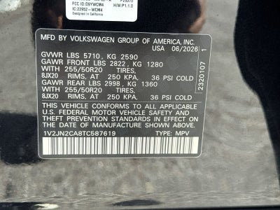 2026 Volkswagen Atlas 2.0T SE W/TECHNOLOGY