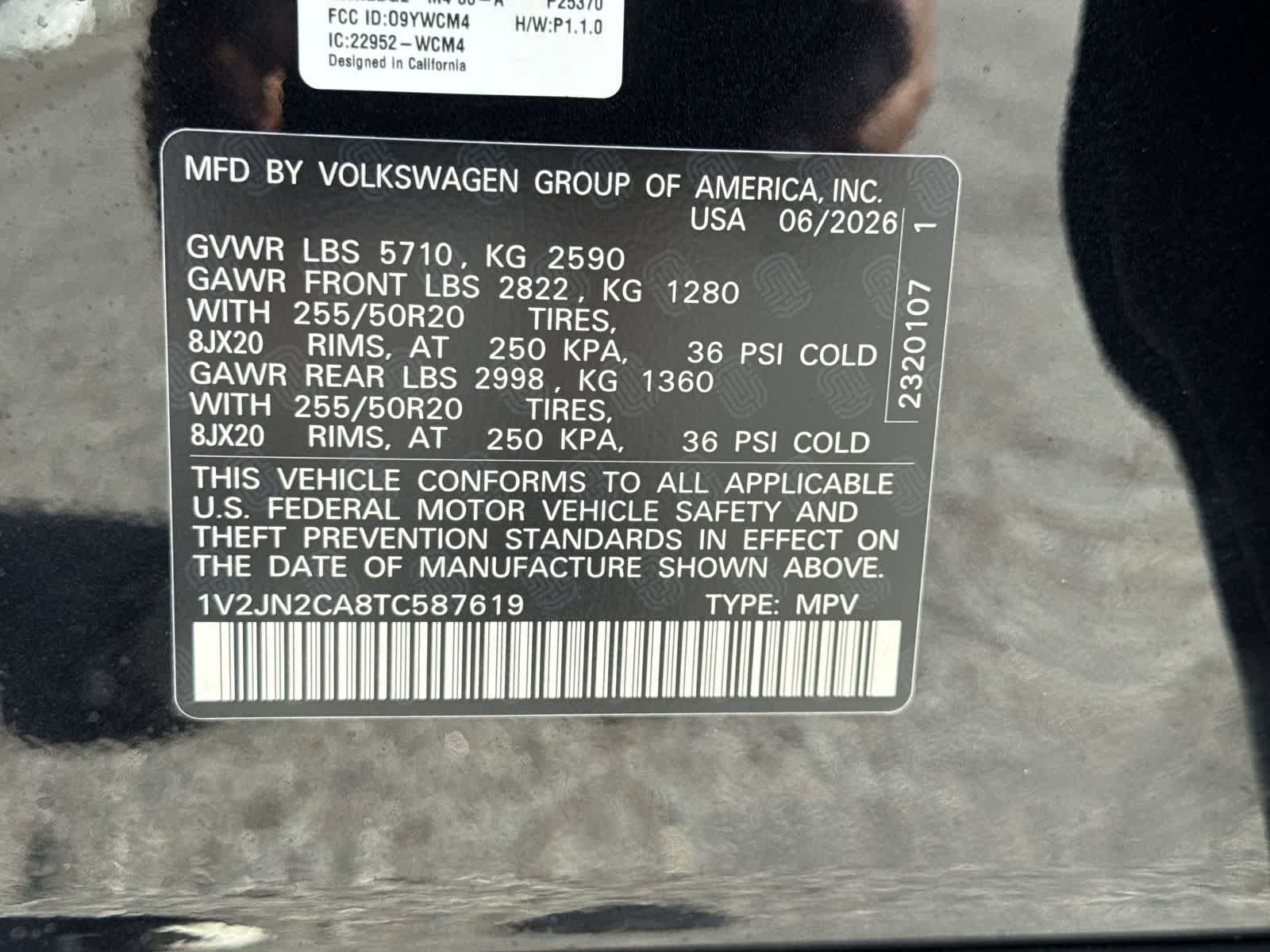 2026 Volkswagen Atlas 2.0T SE W/TECHNOLOGY