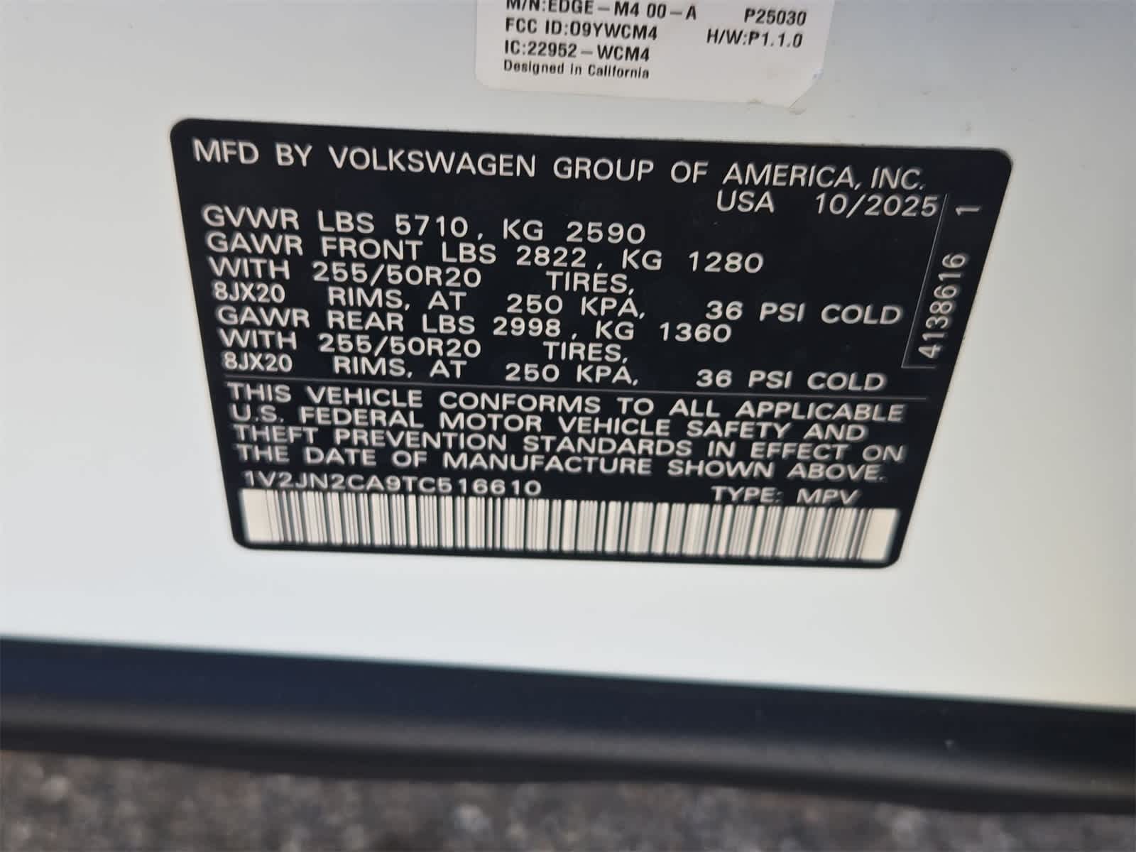 2026 Volkswagen Atlas 2.0T SE W/TECHNOLOGY