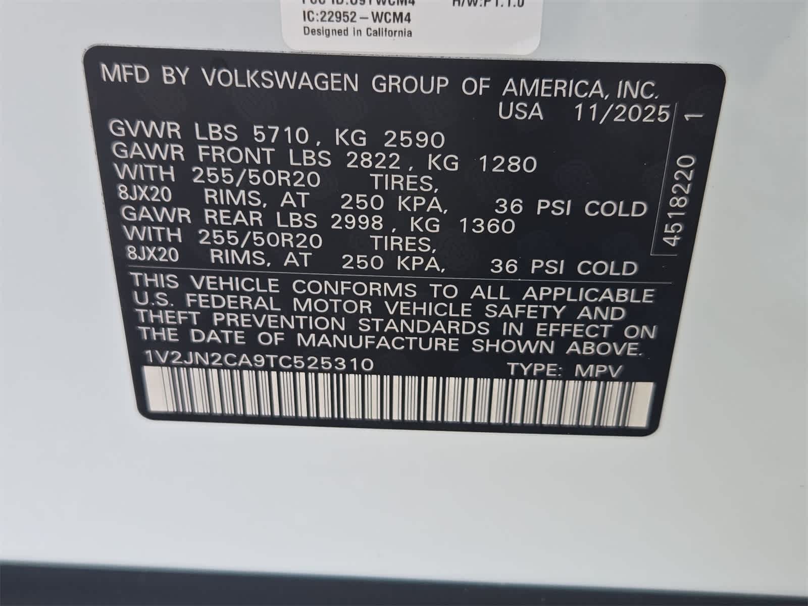 2026 Volkswagen Atlas 2.0T SE W/TECHNOLOGY