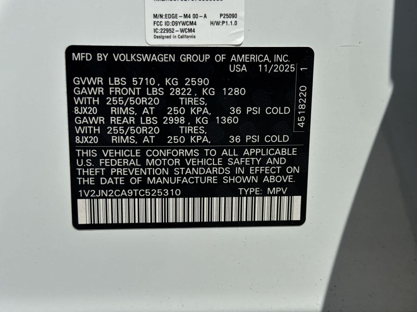 2026 Volkswagen Atlas 2.0T SE W/TECHNOLOGY