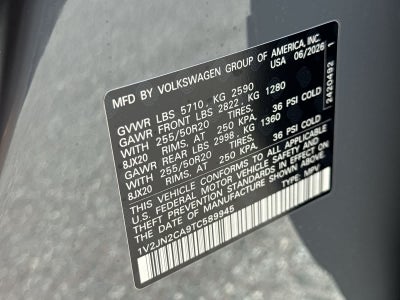 2026 Volkswagen Atlas 2.0T SE W/TECHNOLOGY