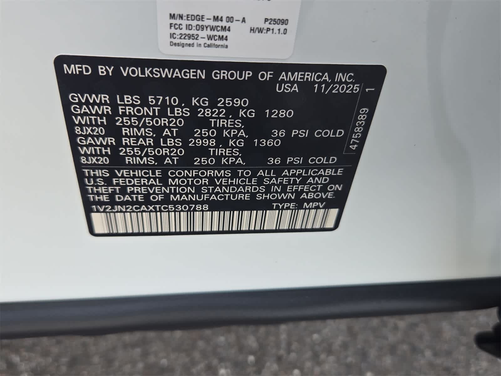 2026 Volkswagen Atlas 2.0T SE W/TECHNOLOGY