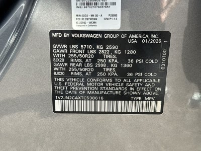 2026 Volkswagen Atlas 2.0T SE W/TECHNOLOGY