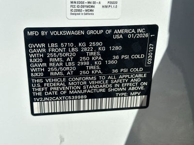 2026 Volkswagen Atlas 2.0T SE W/TECHNOLOGY