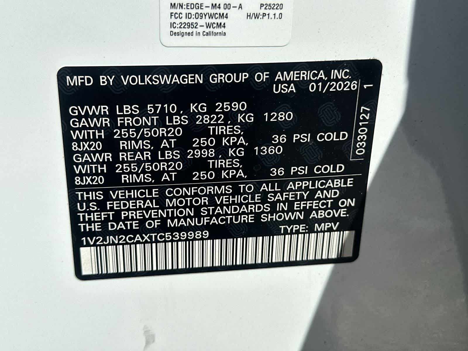 2026 Volkswagen Atlas 2.0T SE W/TECHNOLOGY