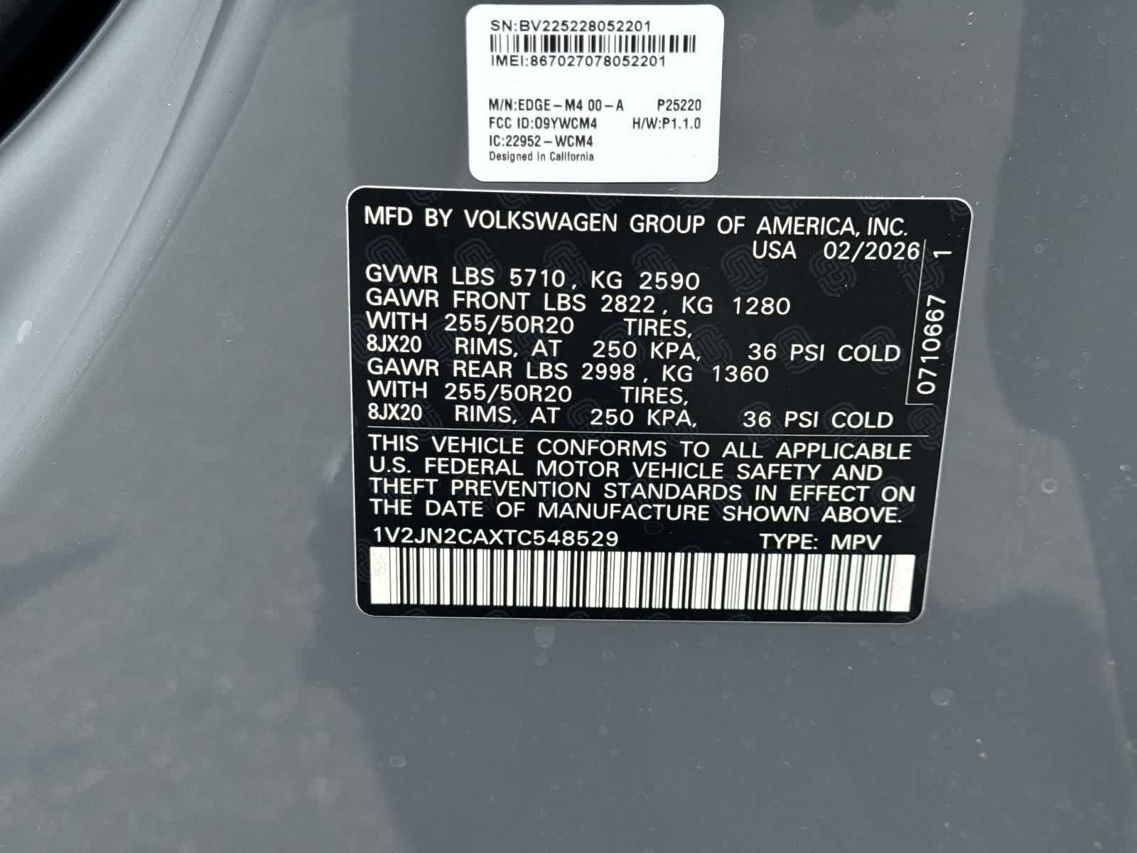 2026 Volkswagen Atlas 2.0T SE W/TECHNOLOGY