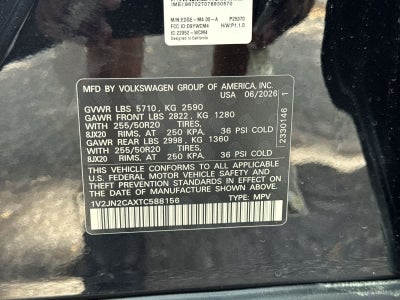 2026 Volkswagen Atlas 2.0T SE W/TECHNOLOGY
