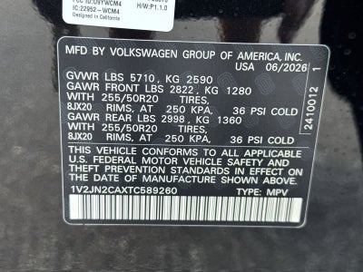 2026 Volkswagen Atlas 2.0T SE W/TECHNOLOGY