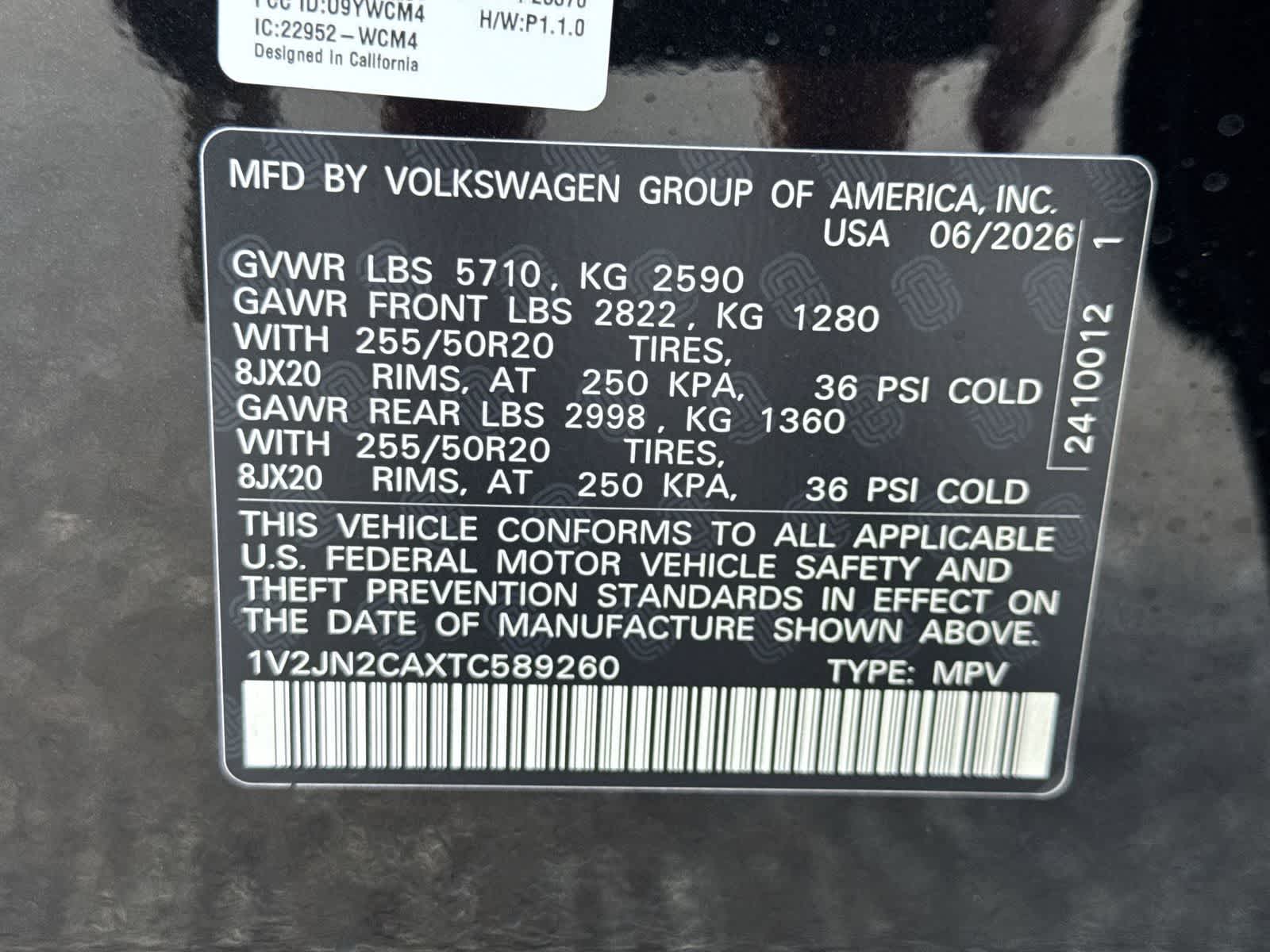 2026 Volkswagen Atlas 2.0T SE W/TECHNOLOGY