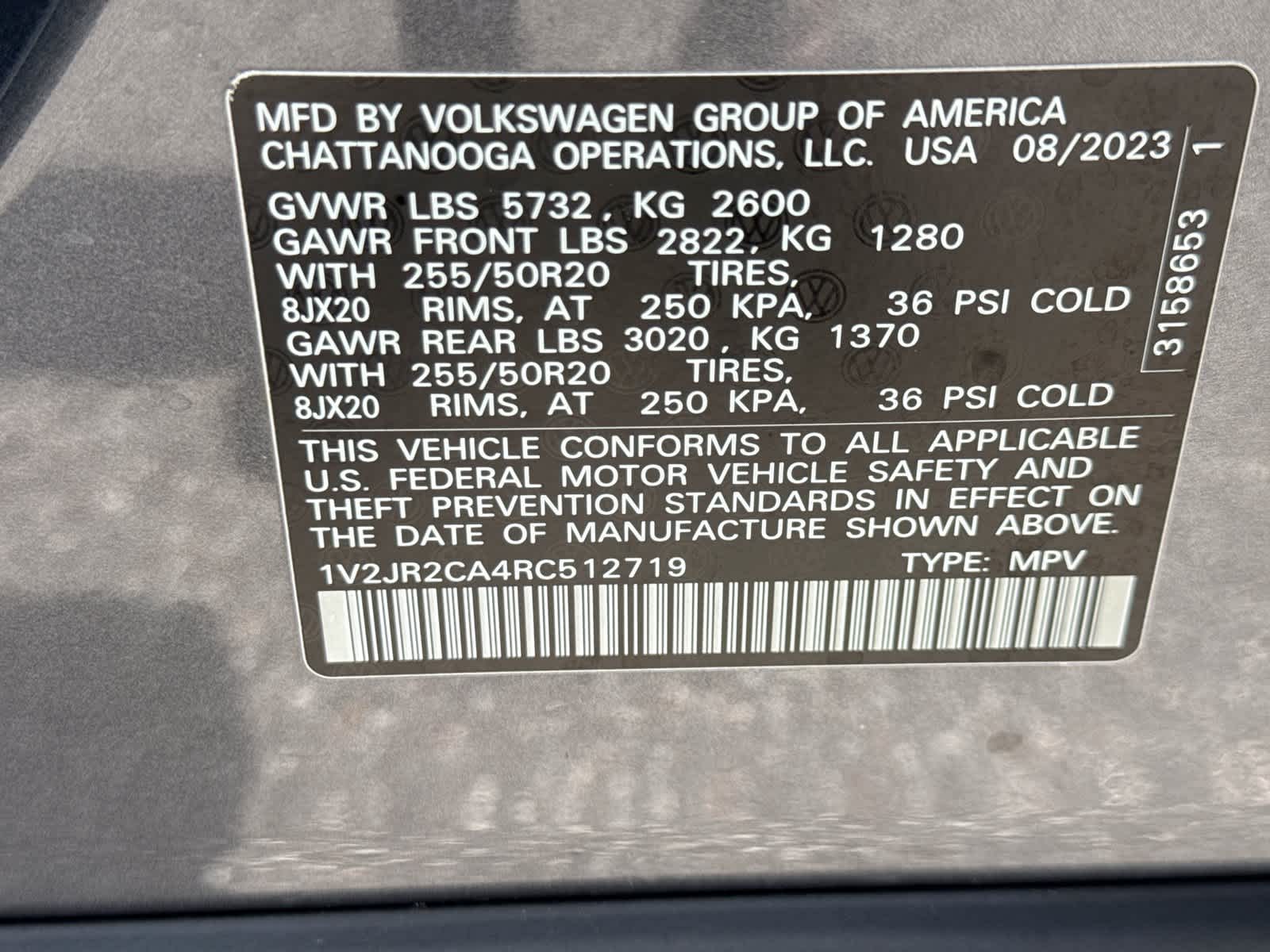 2024 Volkswagen Atlas 2.0T SE w/Technology
