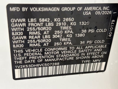 2027 Volkswagen Atlas 2.0T SE w/ Technology