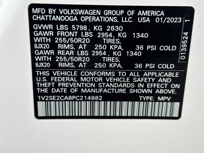 2023 Volkswagen Atlas Cross Sport 3.6L V6 SEL R-Line Black