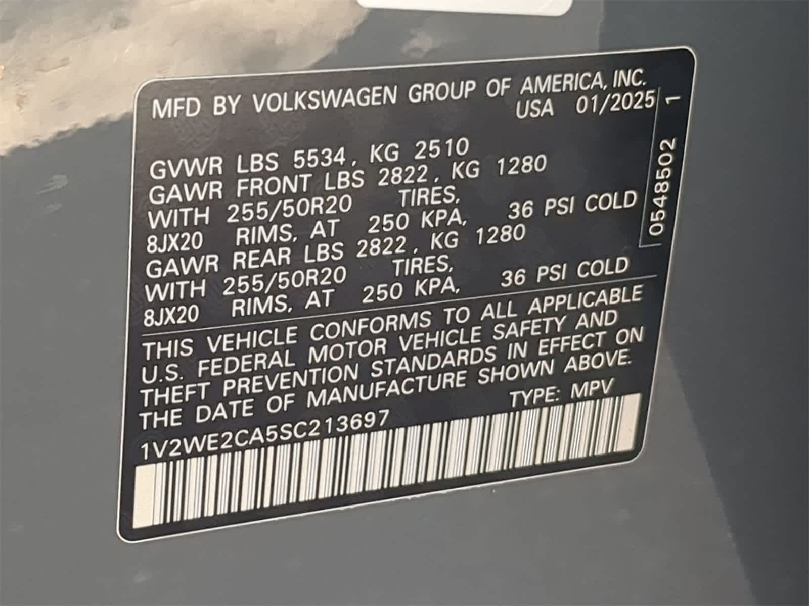 2025 Volkswagen Atlas Cross Sport 2.0T SE w/ Technology