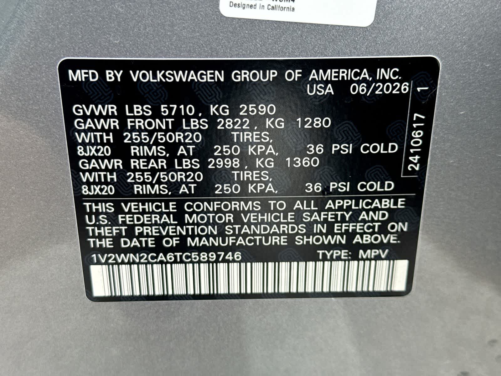 2026 Volkswagen Atlas 2.0T SE W/TECHNOLOGY
