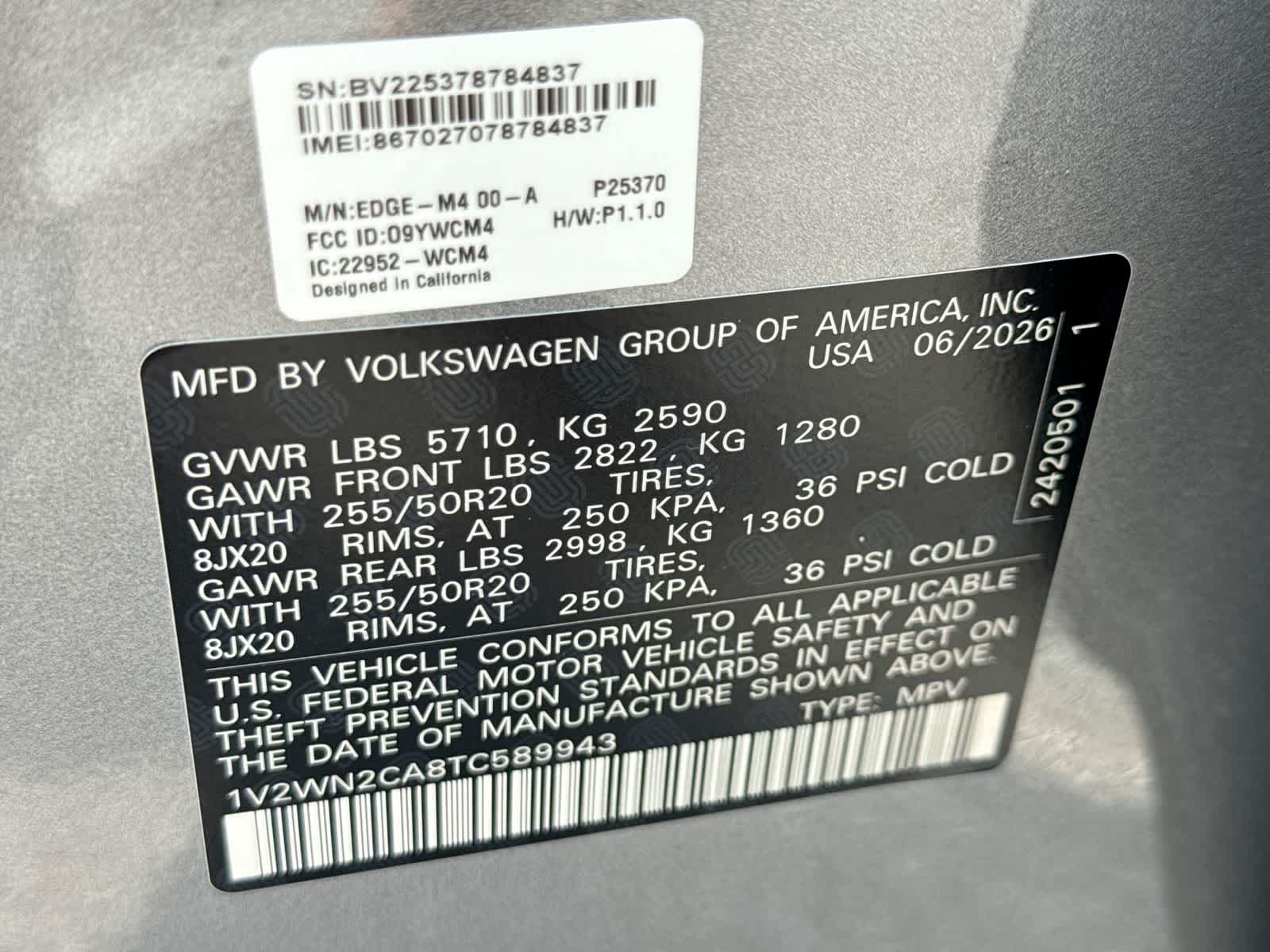 2026 Volkswagen Atlas 2.0T SE W/TECHNOLOGY