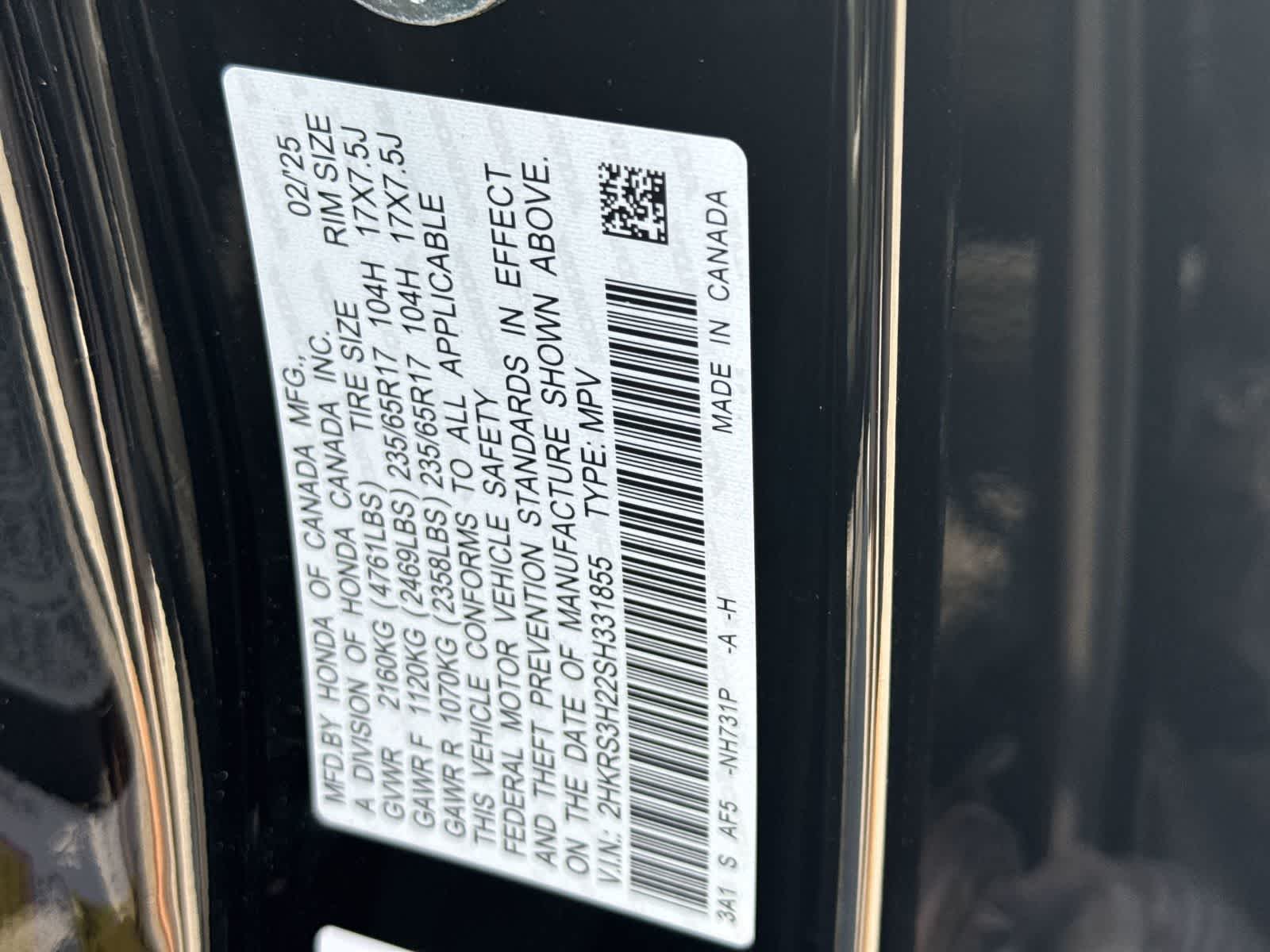2025 Honda CR-V LX