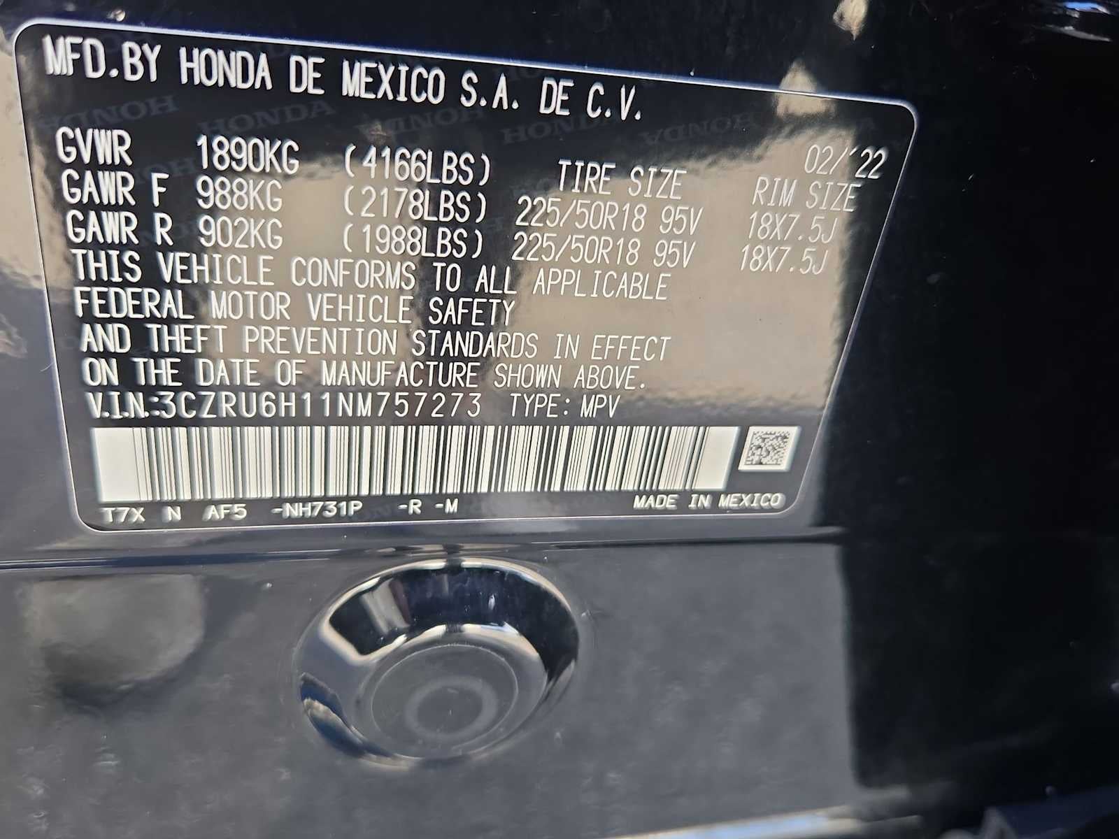 2022 Honda HR-V Sport