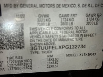 2023 GMC Sierra 1500 AT4X