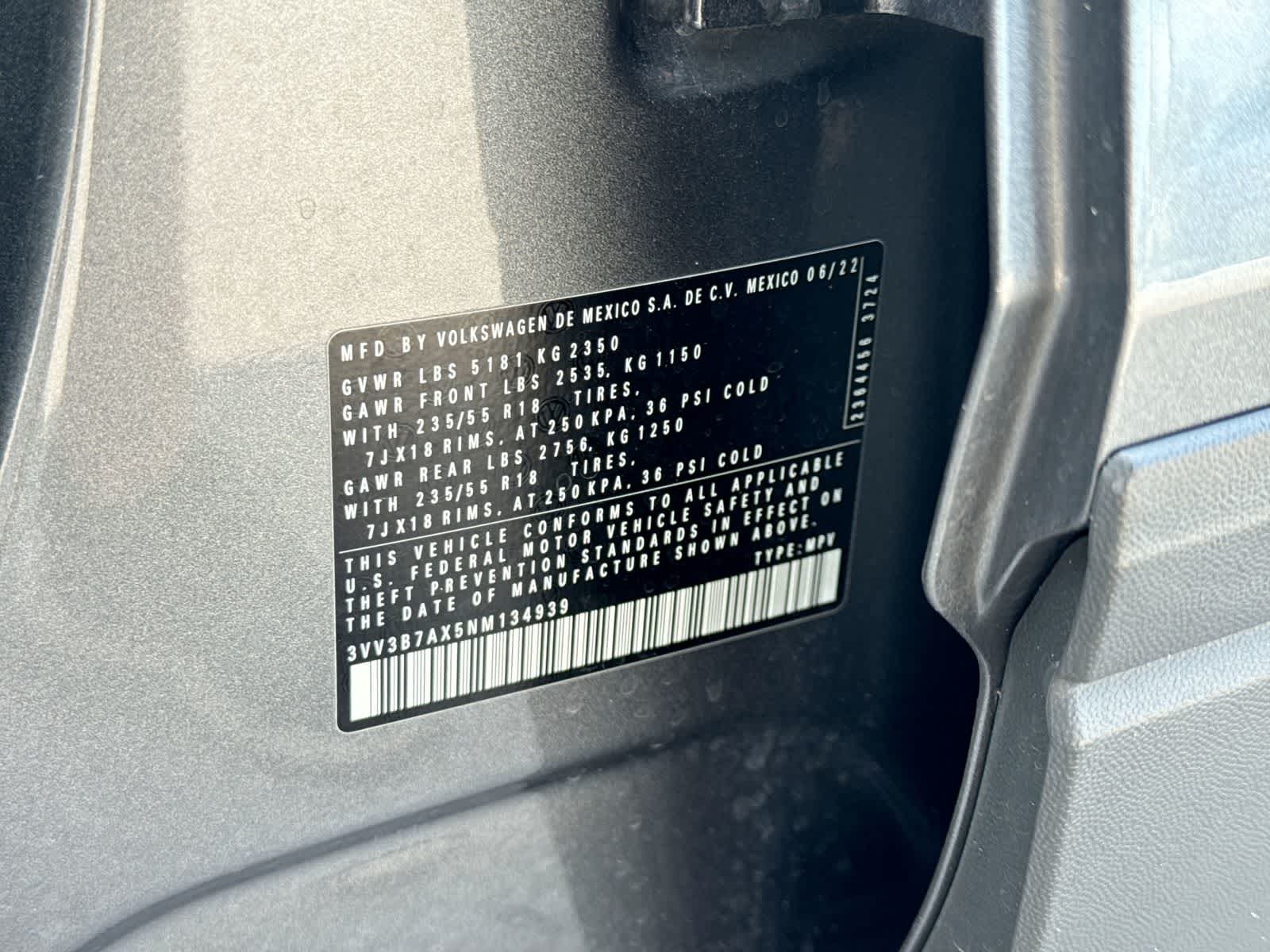 2022 Volkswagen Tiguan SE