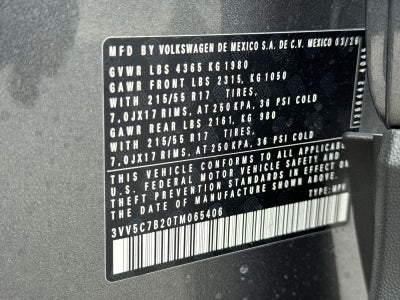2026 Volkswagen Taos 1.5T S