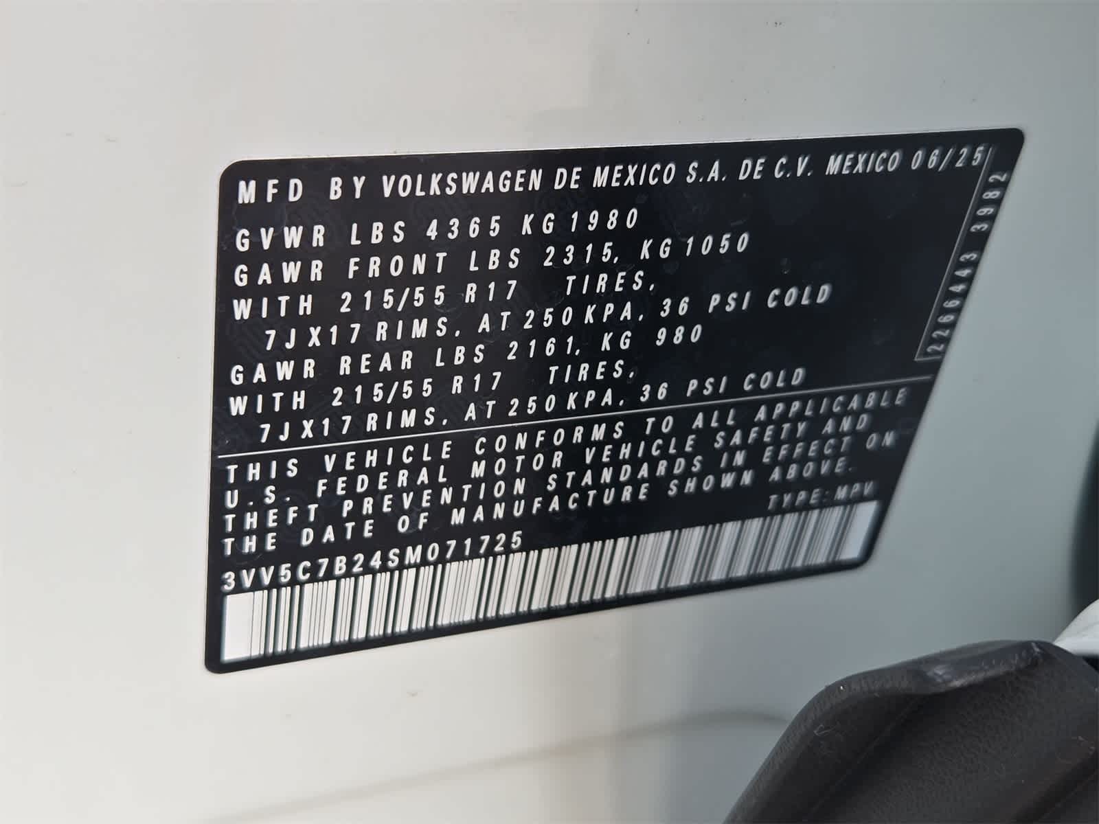 2025 Volkswagen Taos 1.5T S