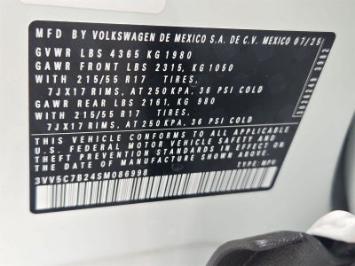 2025 Volkswagen Taos 1.5T S