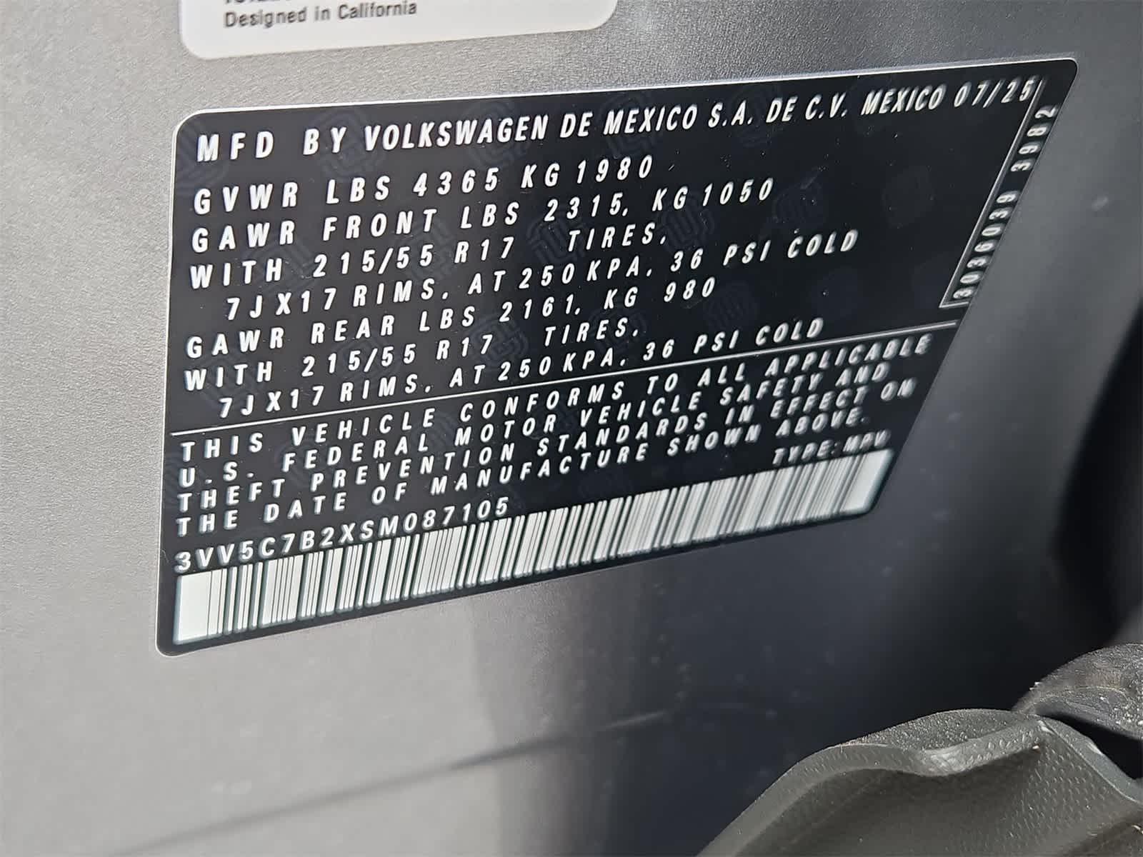 2025 Volkswagen Taos 1.5T S