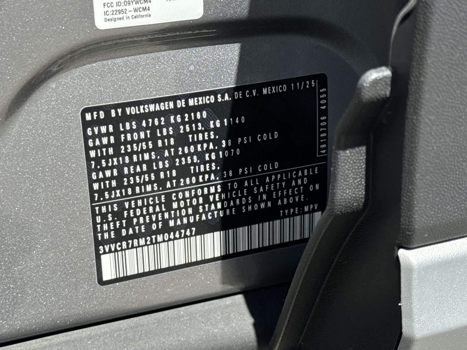 2026 Volkswagen Tiguan 2.0T S