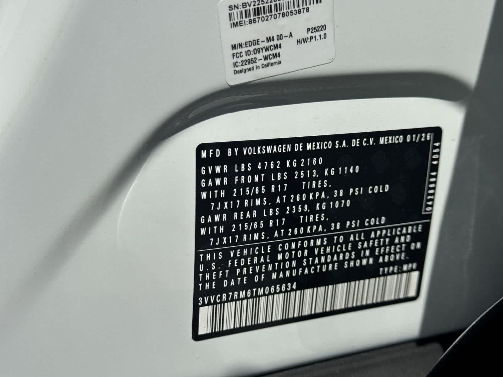 2026 Volkswagen Tiguan 2.0T S