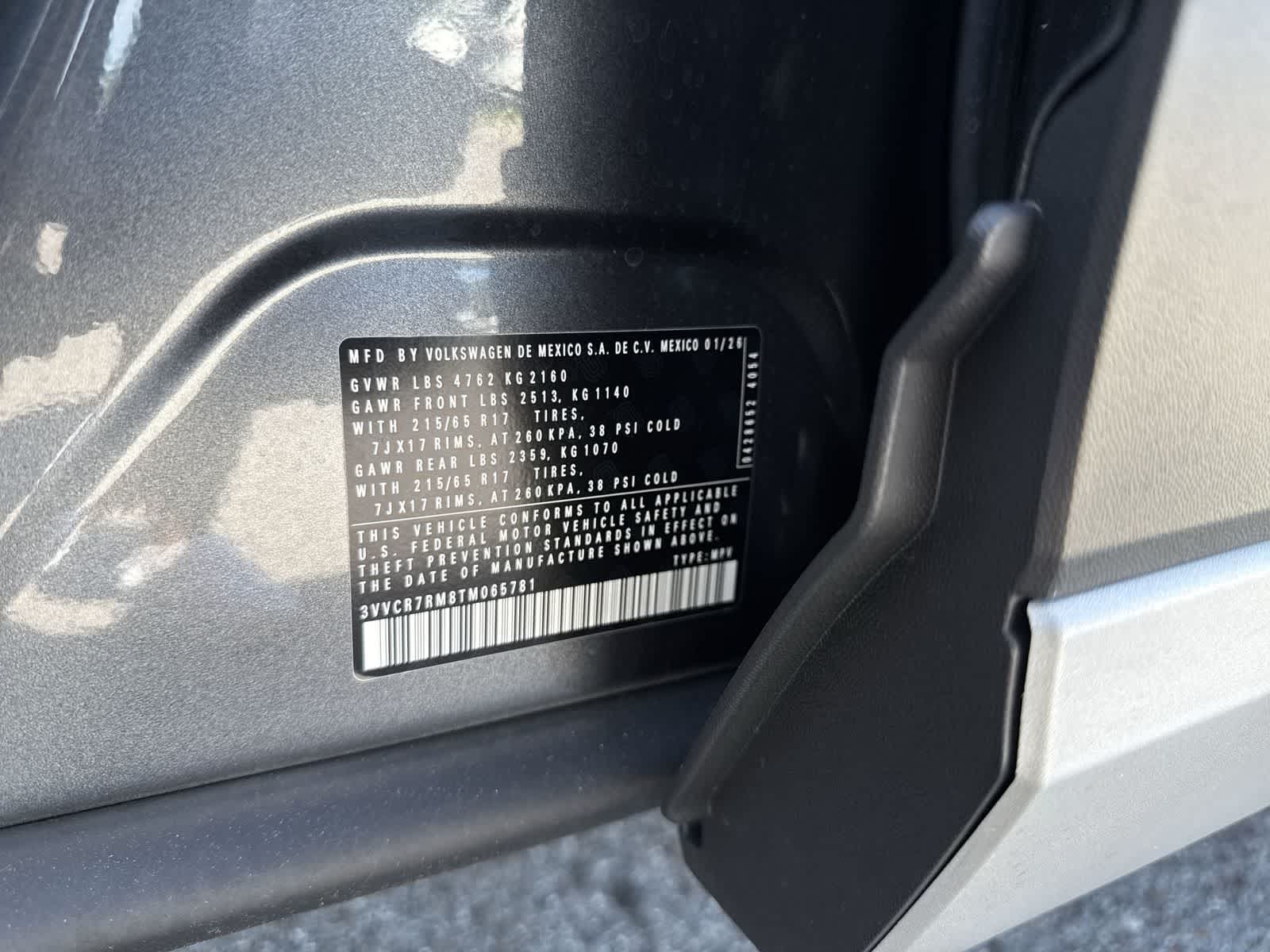 2026 Volkswagen Tiguan 2.0T S
