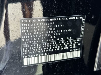 2026 Volkswagen Tiguan 2.0T S