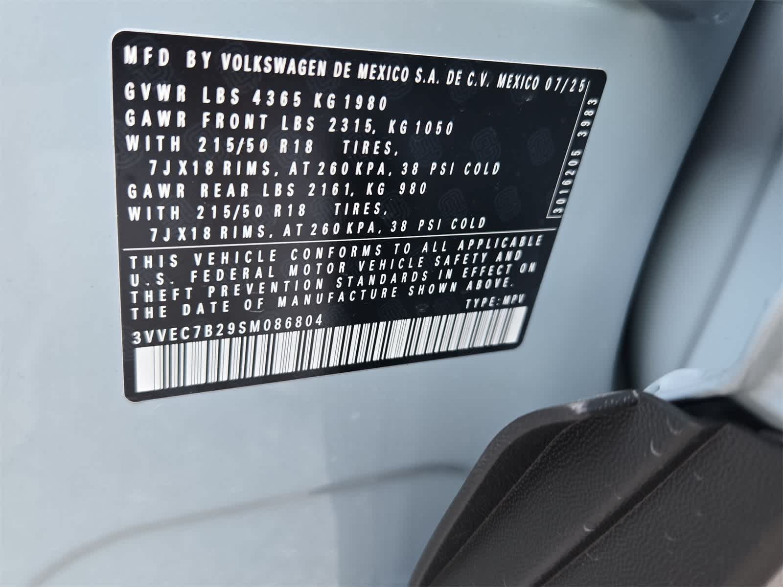 2025 Volkswagen Taos 1.5T SE