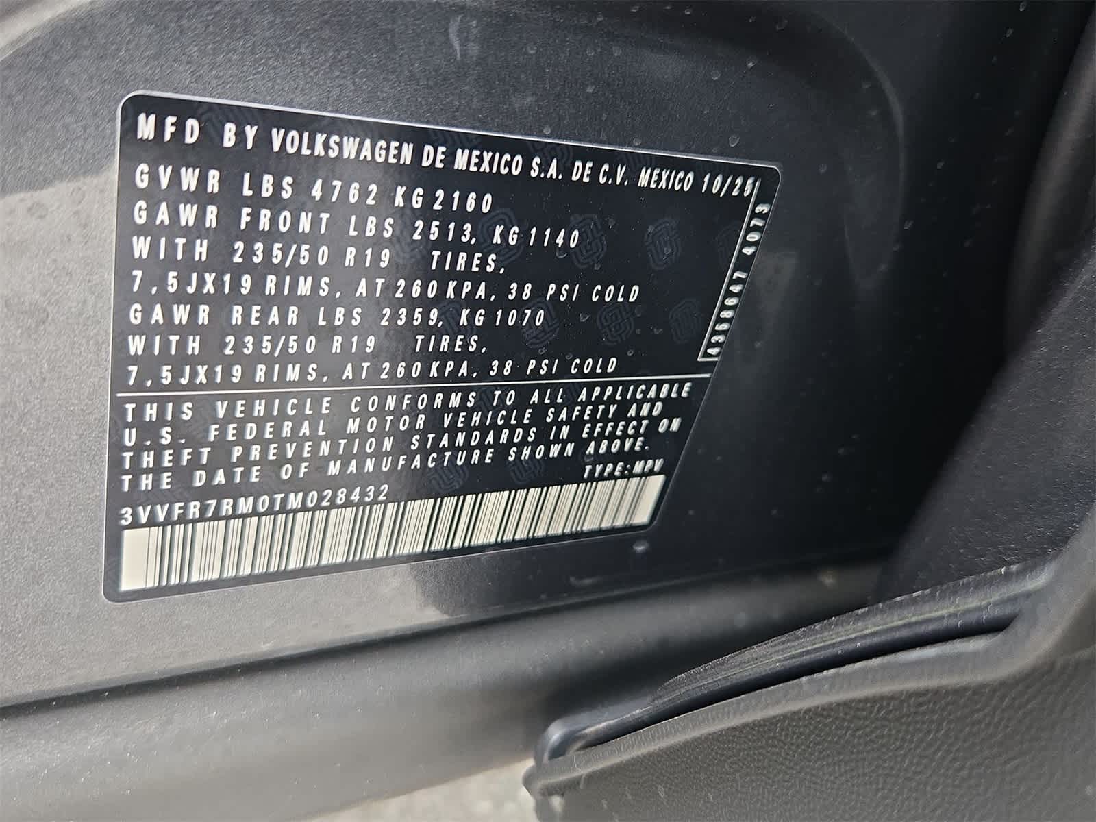 2026 Volkswagen Tiguan 2.0T SE