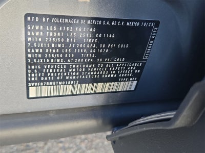 2026 Volkswagen Tiguan 2.0T SE