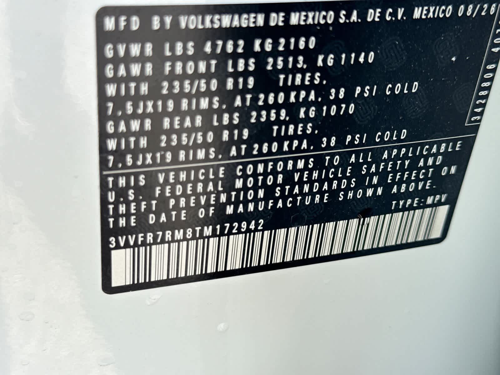 2026 Volkswagen Tiguan 2.0T SE