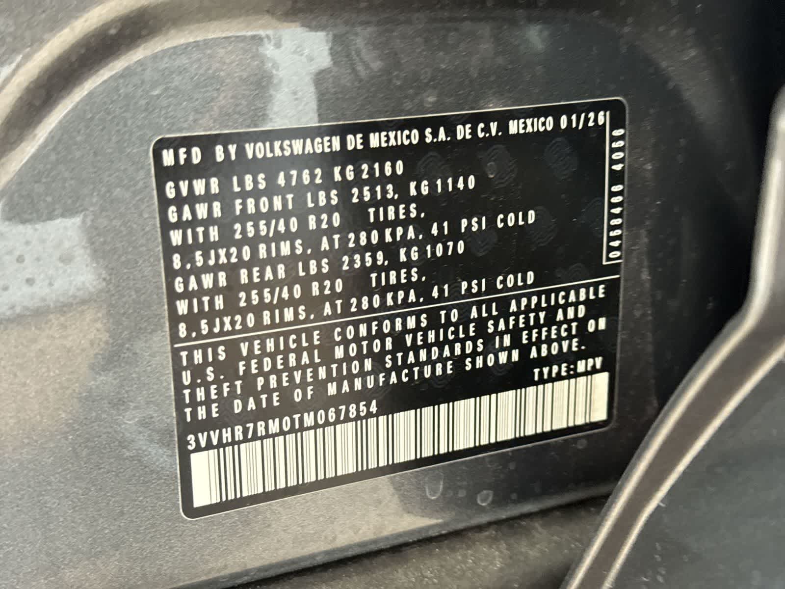 2026 Volkswagen Tiguan 2.0T SE R-Line Black