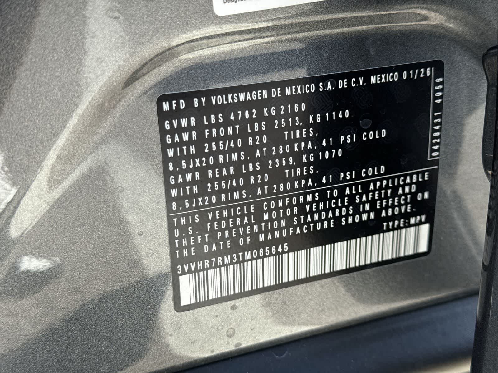 2026 Volkswagen Tiguan 2.0T SE R-Line Black