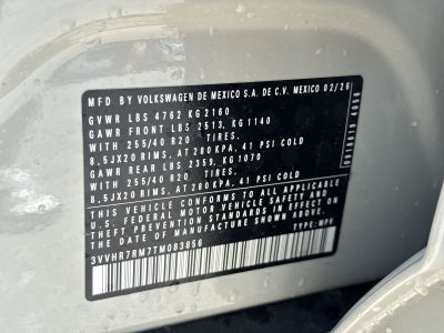2026 Volkswagen Tiguan 2.0T SE R-Line Black