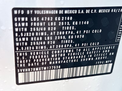 2026 Volkswagen Tiguan SE R-Line Black
