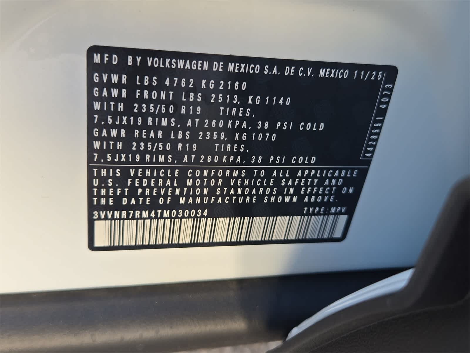 2026 Volkswagen Tiguan 2.0T SE