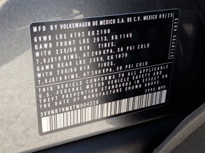 2026 Volkswagen Tiguan 2.0T SE