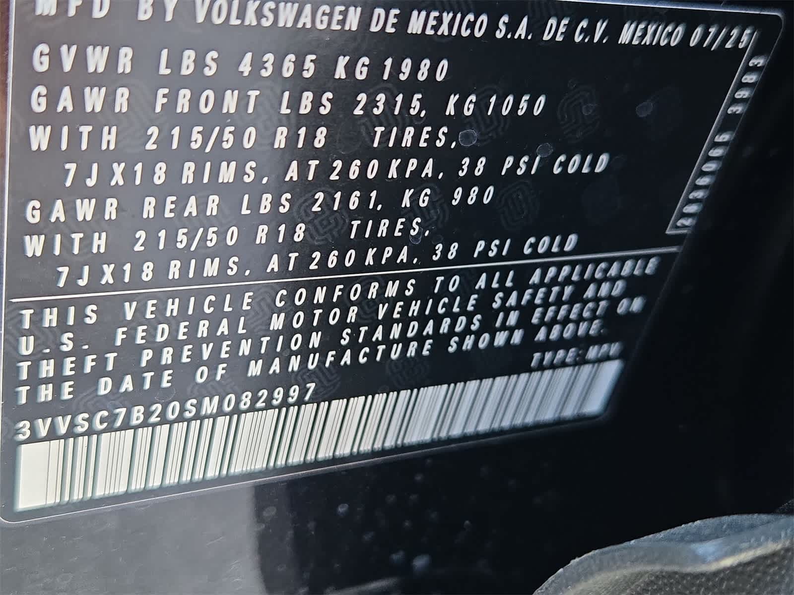 2025 Volkswagen Taos 1.5T SE