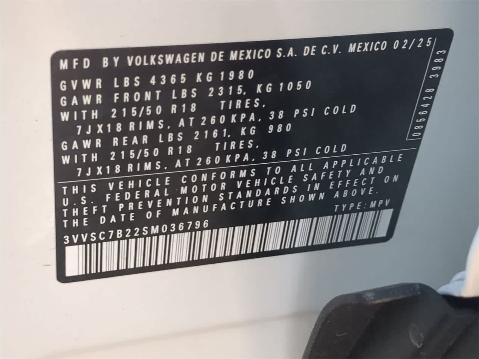 2025 Volkswagen Taos 1.5T SE