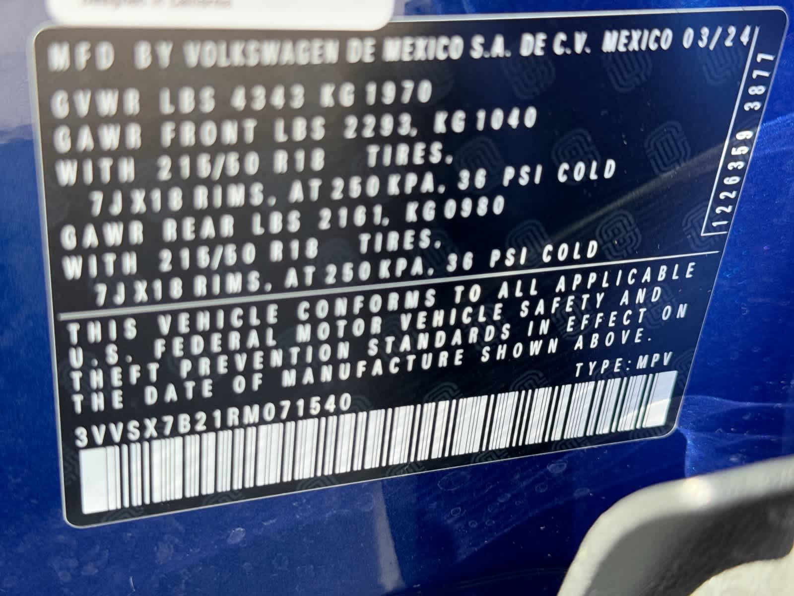 2024 Volkswagen Taos SE