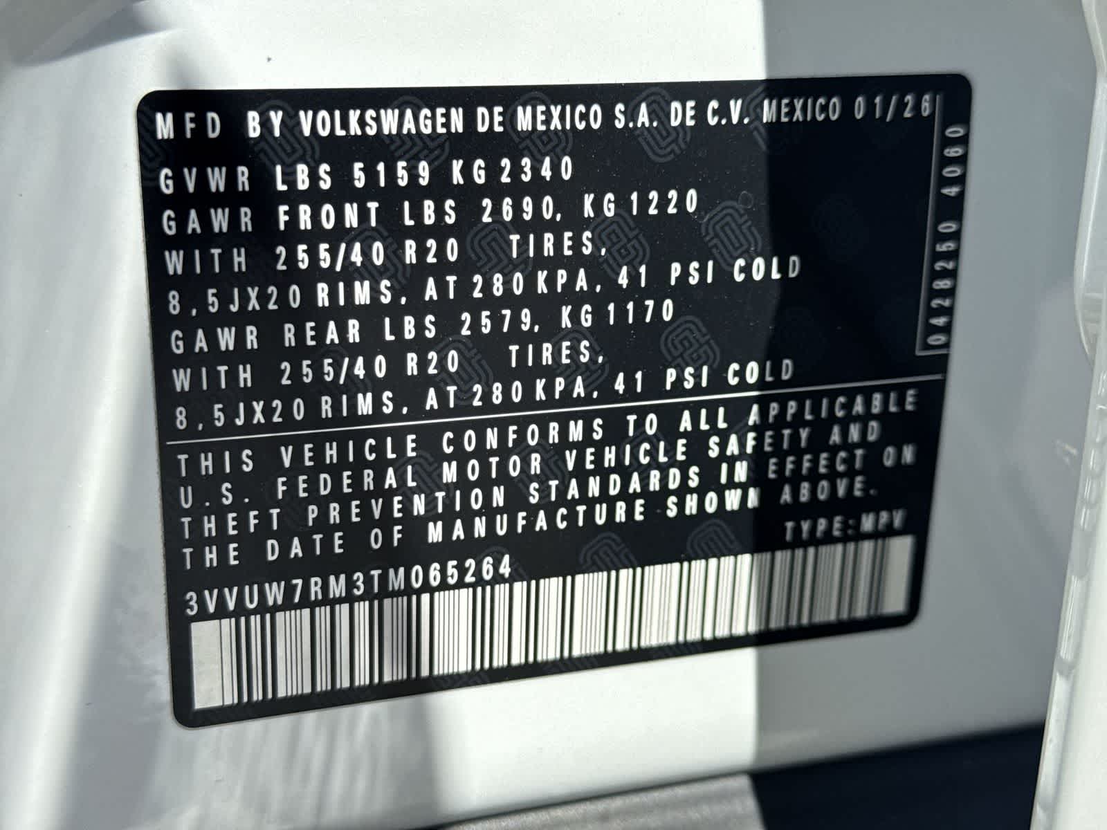 2026 Volkswagen Tiguan 2.0T SEL R-Line Turbo