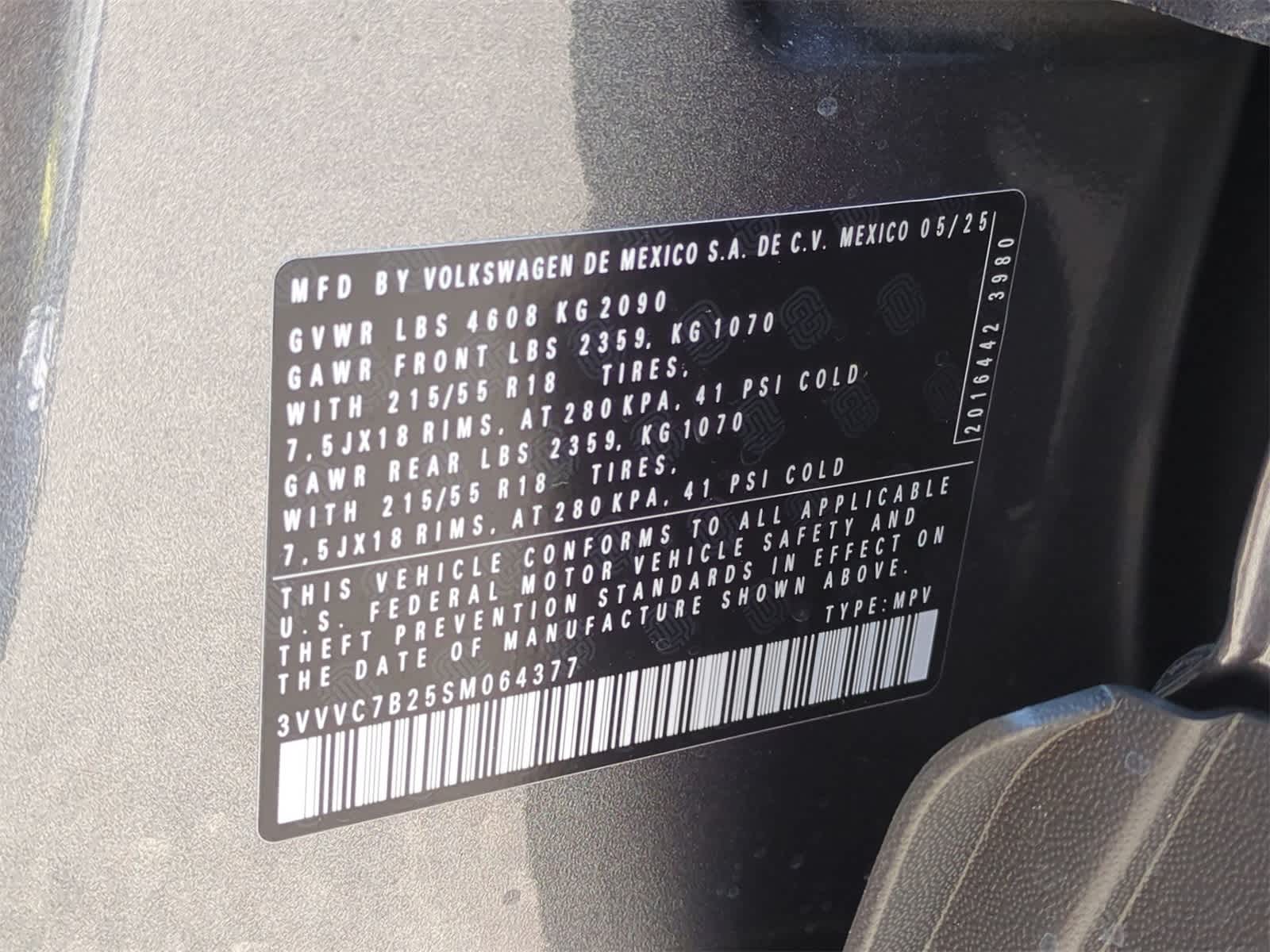 2025 Volkswagen Taos 1.5T SE