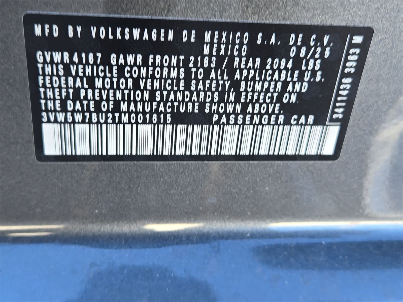 2026 Volkswagen Jetta 1.5T S