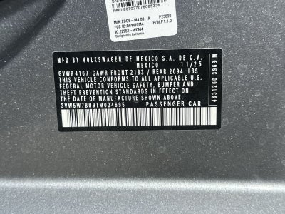 2026 Volkswagen Jetta 1.5T S