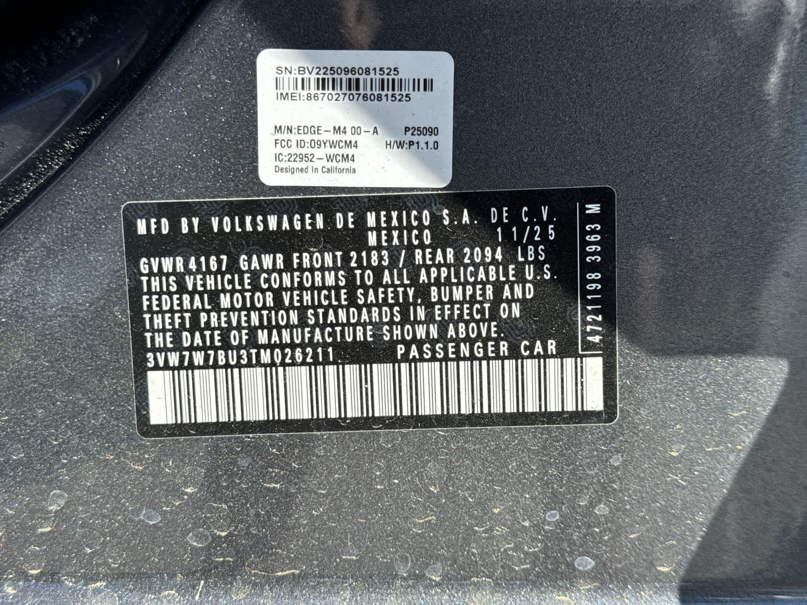 2026 Volkswagen Jetta 1.5T SE
